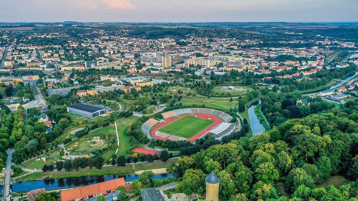 Hofwiesenpark von oben. © David Hoffmann