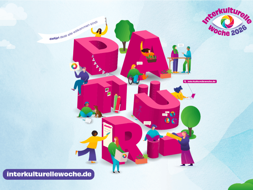 Logo Interkulturelle Woche 2026. © Ökumenischer Vorbereitungsausschuss zur Interkulturellen Woche (ÖVA)