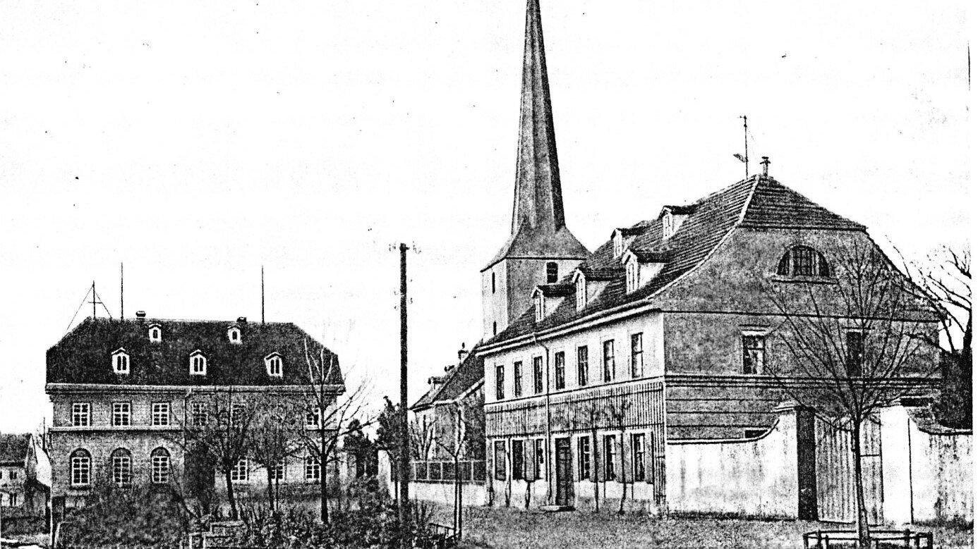 schwarz-weiß Bild mit der Langenberger Schule um 1500