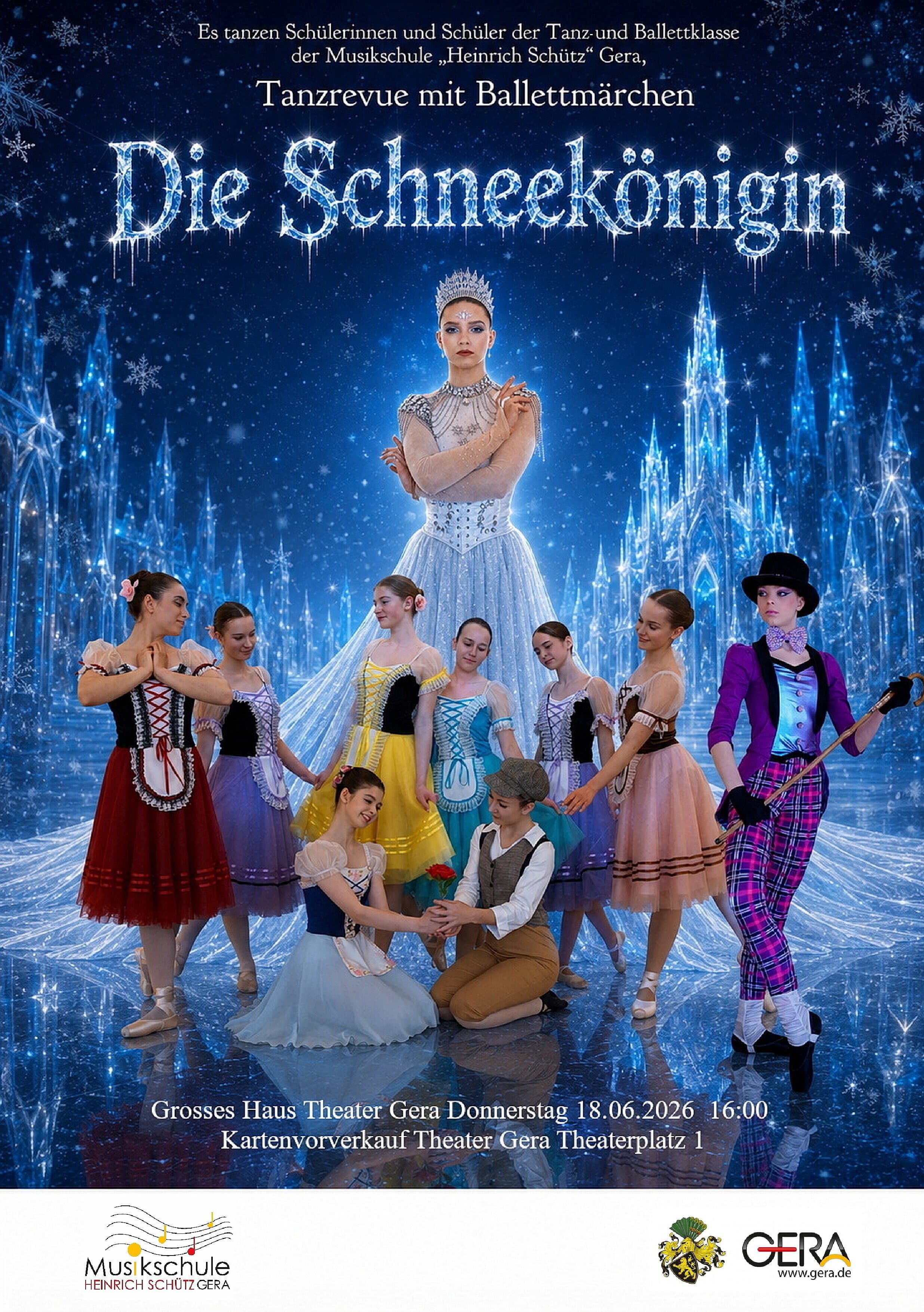 Plakat Tanzgala 2026. © Stadt Gera / V. Hammerschmidt