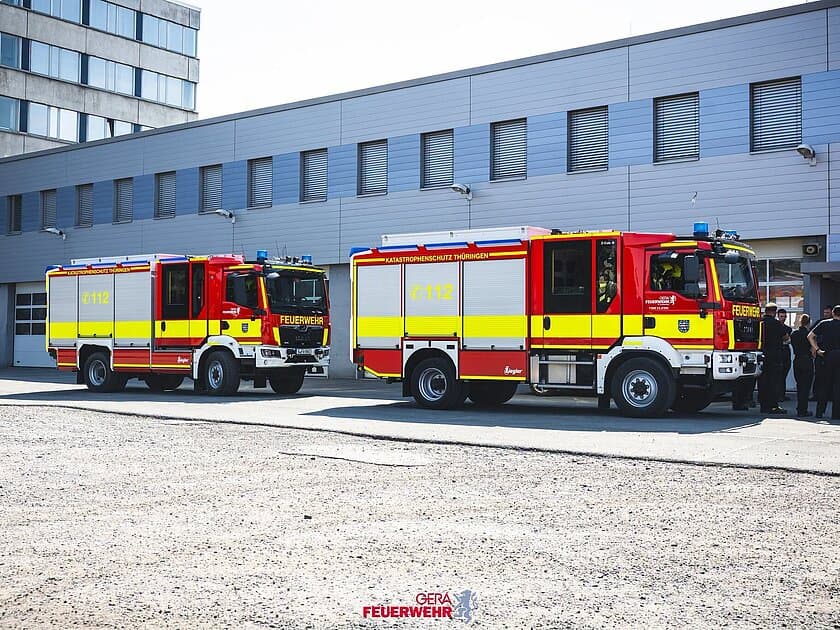 Feuerwehr Gera. © Amt für Brand- und Katastrophenschutz