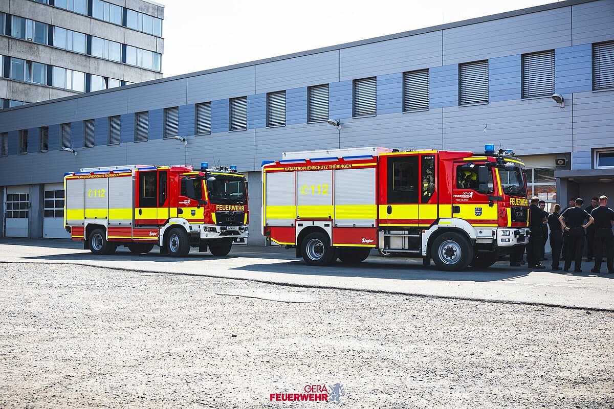 Feuerwehr Gera. © Amt für Brand- und Katastrophenschutz