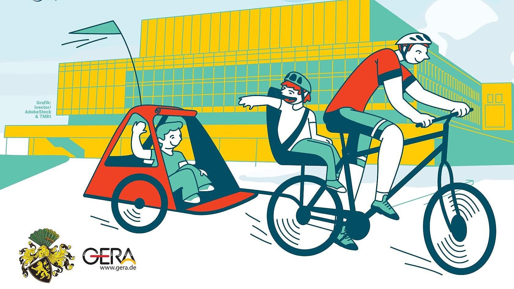 Plakat Fahradfrühling. © Stadt Gera