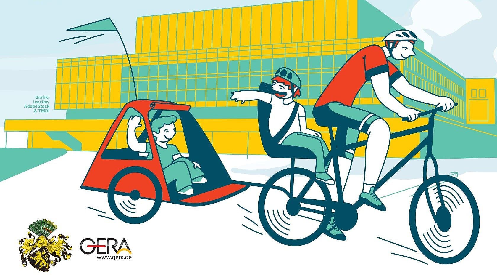 Plakat Fahradfrühling. © Stadt Gera