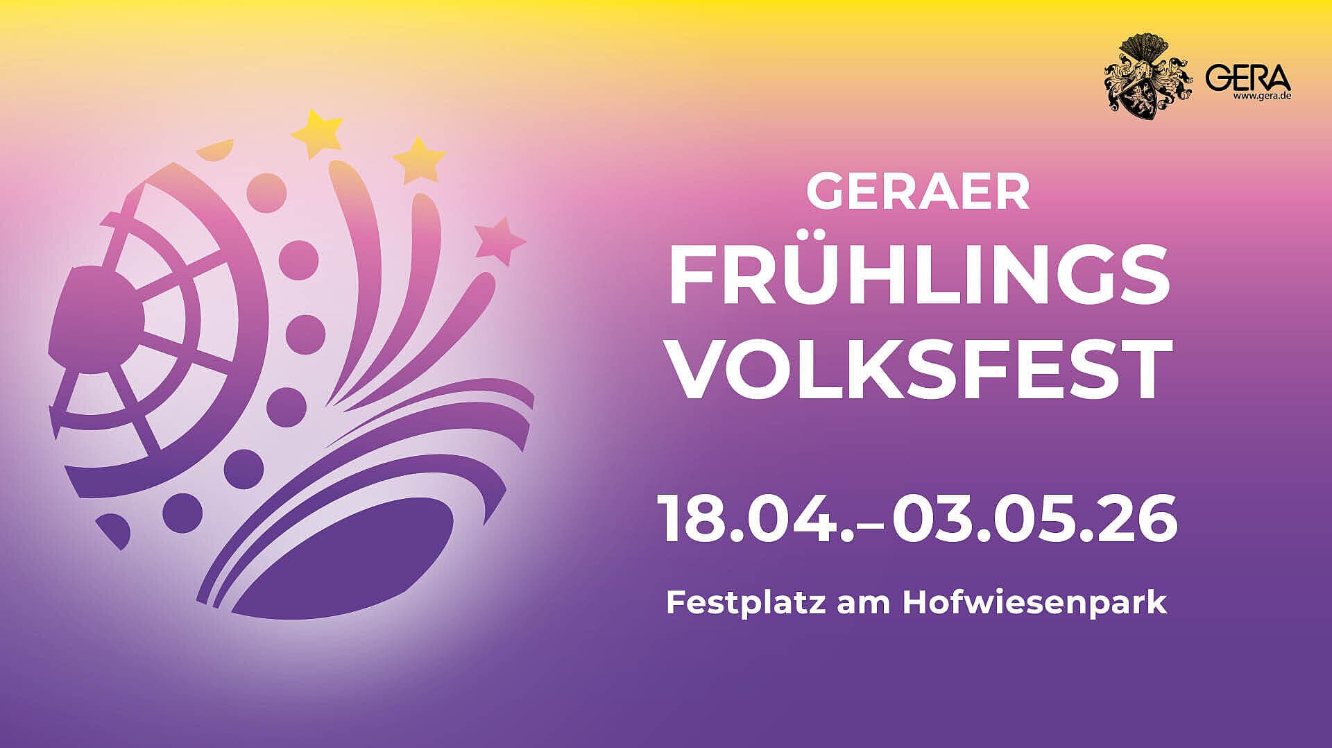 Frühlingsvolksfest 2026. © Stadt Gera