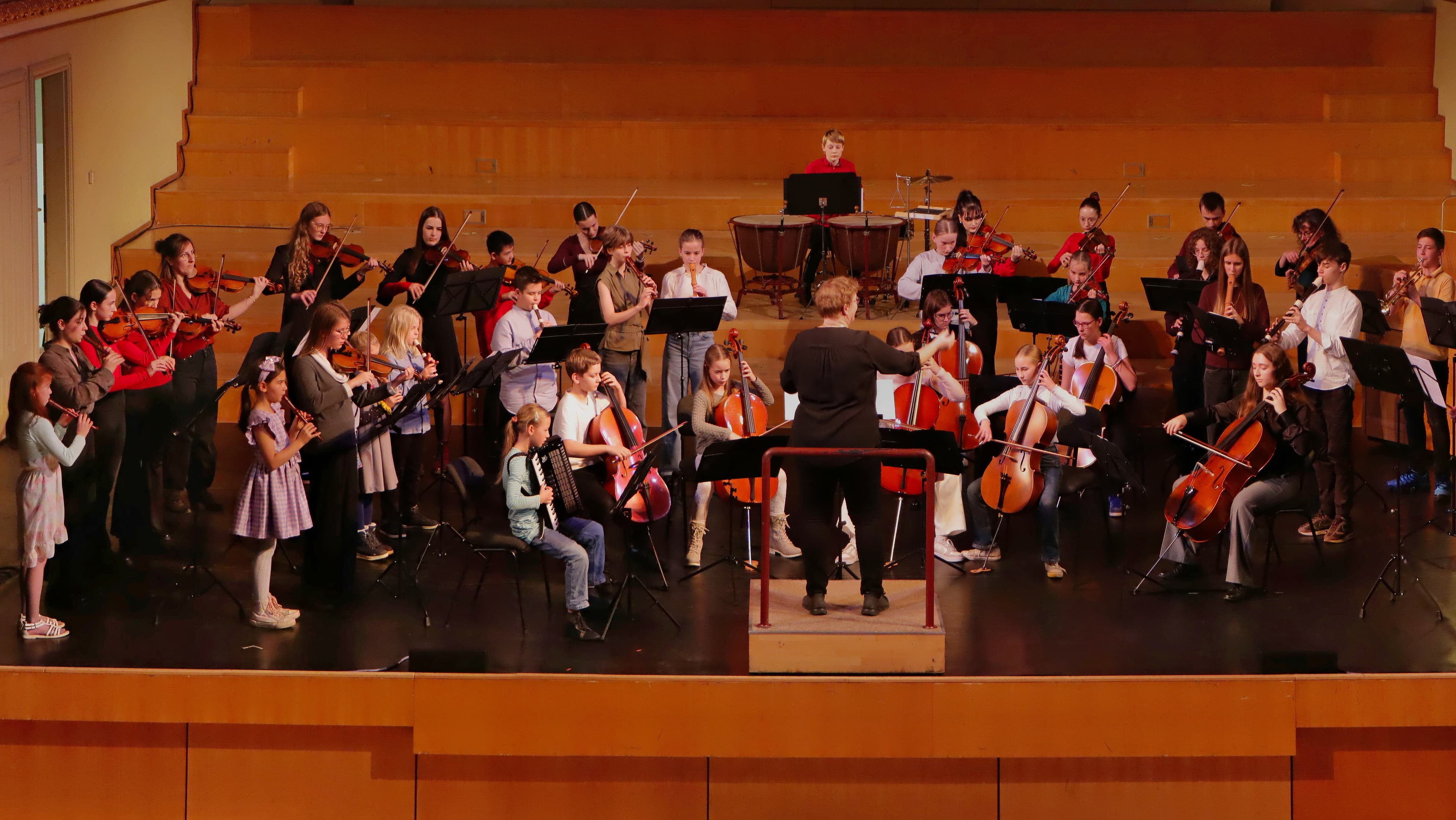 Gemischtes Kinderorchester, Leitung: Marion Franke. © Stadt Gera / Th.Sehnert