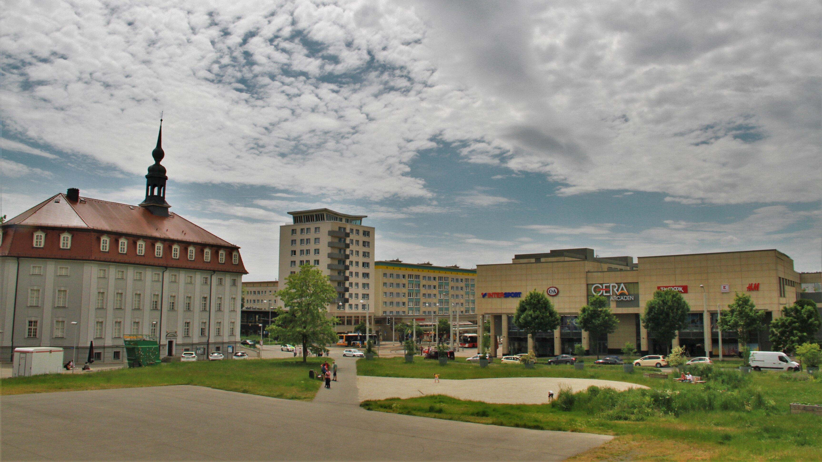 Fläche für die "Neue Mitte". © Stadt Gera