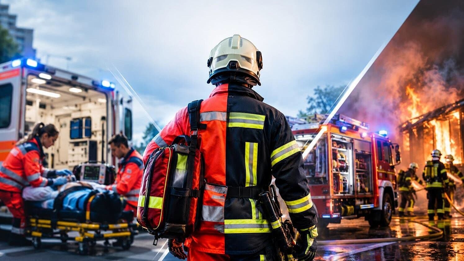 Ausbildungspaket Notfallsanitäter/in & Brandmeisteranwärter/in. © Stadt Gera