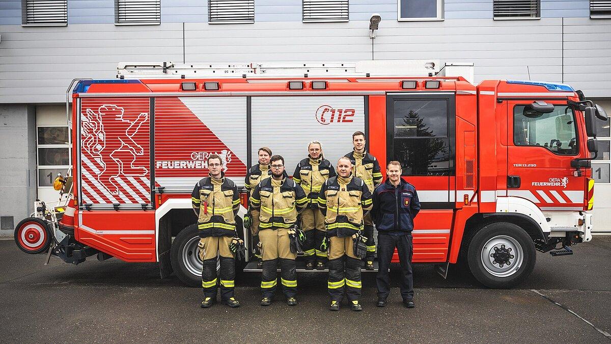 Truppführerlehrgang Feuerwehr Gera. © Amt für Brand- und Katastrophenschutz