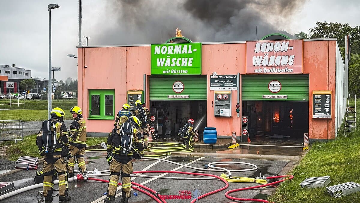 Feuerwehr Gera. © Amt für Brand- und Katastrophenschutz