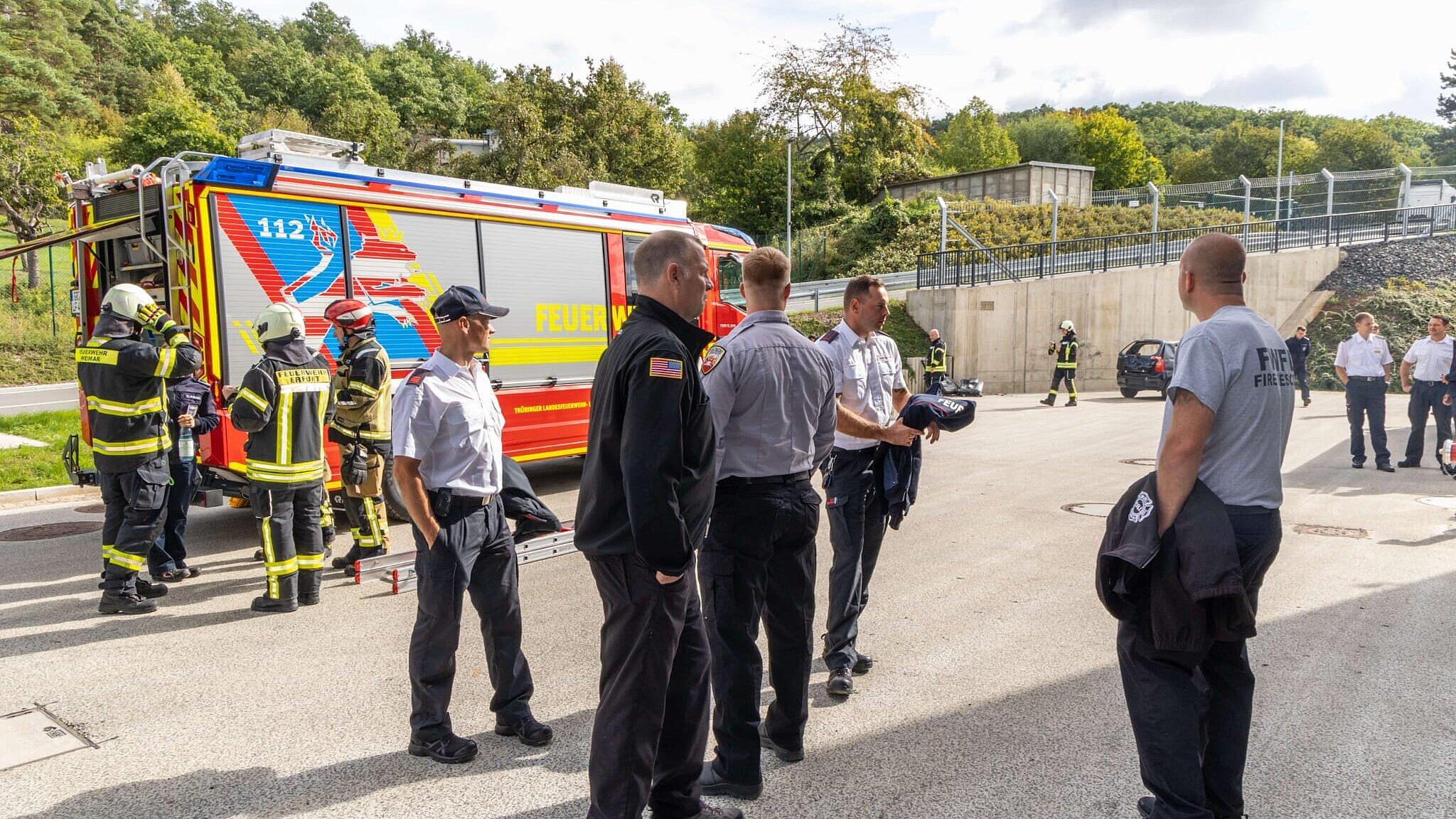 Besuch aus Fort Wayne. © Amt für Brand- und Katastrophenschutz