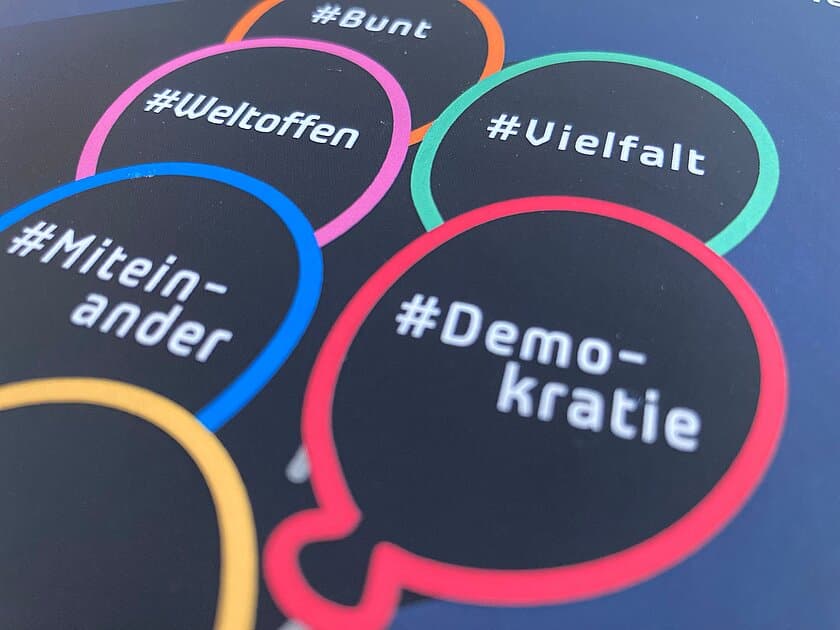 Beispielbild Demokreatie und Miteinander. © Stadt Gera