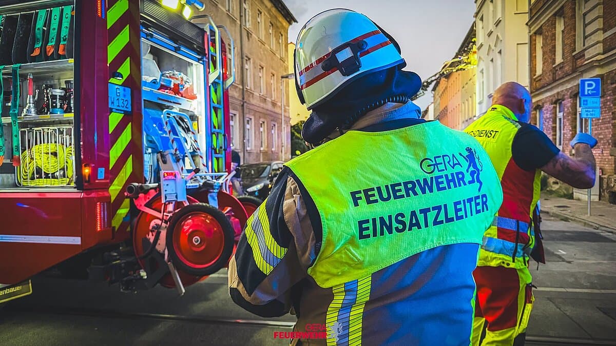 Feuerwehr Gera. © Amt für Brand- und Katastrophenschutz