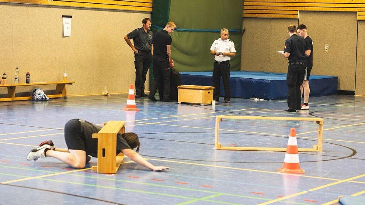 Einstellungstest Feuerwehr Gera. © Amt für Brand- und Katastrophenschutz