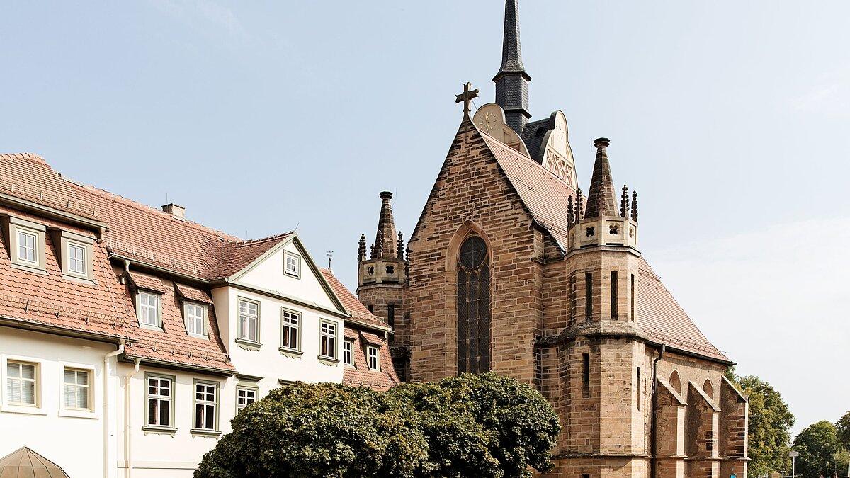 Otto Dix Haus und Marienkirche in Untermhaus. © Jens Hauspurg