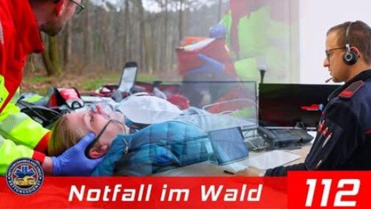 Notfall im Wald 112. © Amt für Brand- und Katastrophenschutz