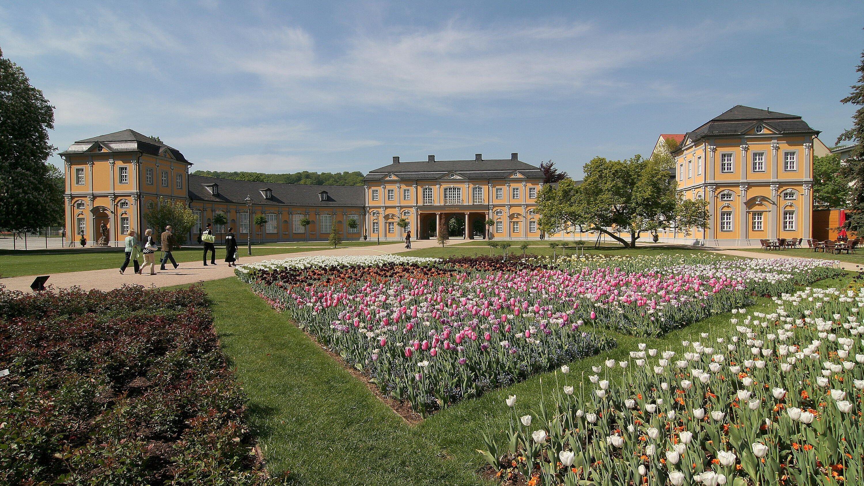 Küchengarten mit Orangerie