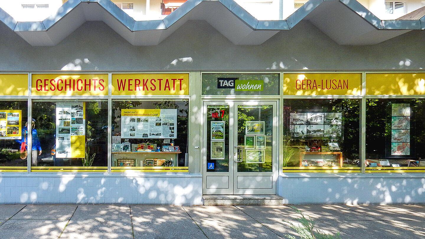 Die Geschichtswerkstatt Lusan, in Gera. © TAG Wohnen & Service GmbH