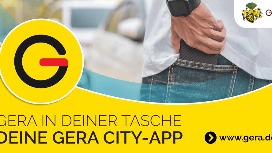 Bewerbung Gera-City-App SMARTCity. © Stadt Gera - SMARTCity