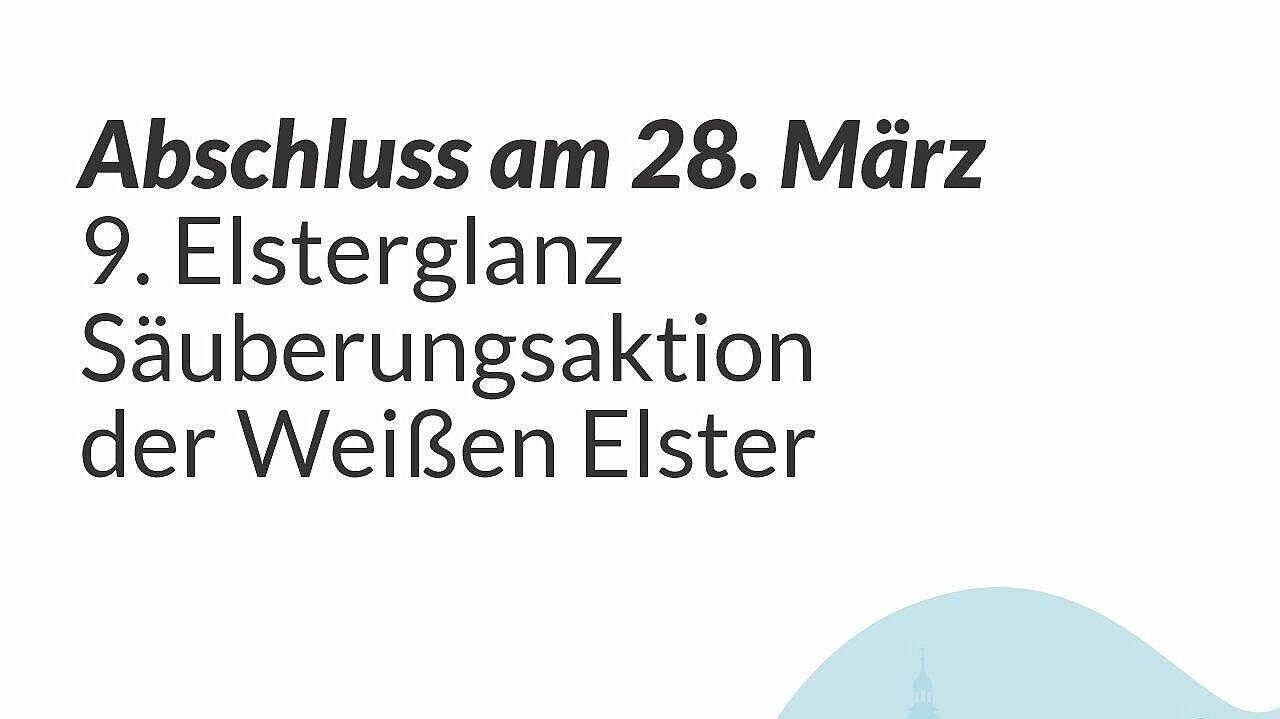 Abschluss an der weißen Elster. © Stadt Gera