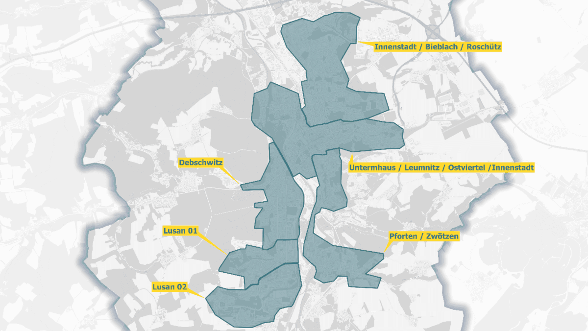 Karte des Ausbaugebiets der OXG Glasfaser GmbH. © OXG Glasfaser GmbH