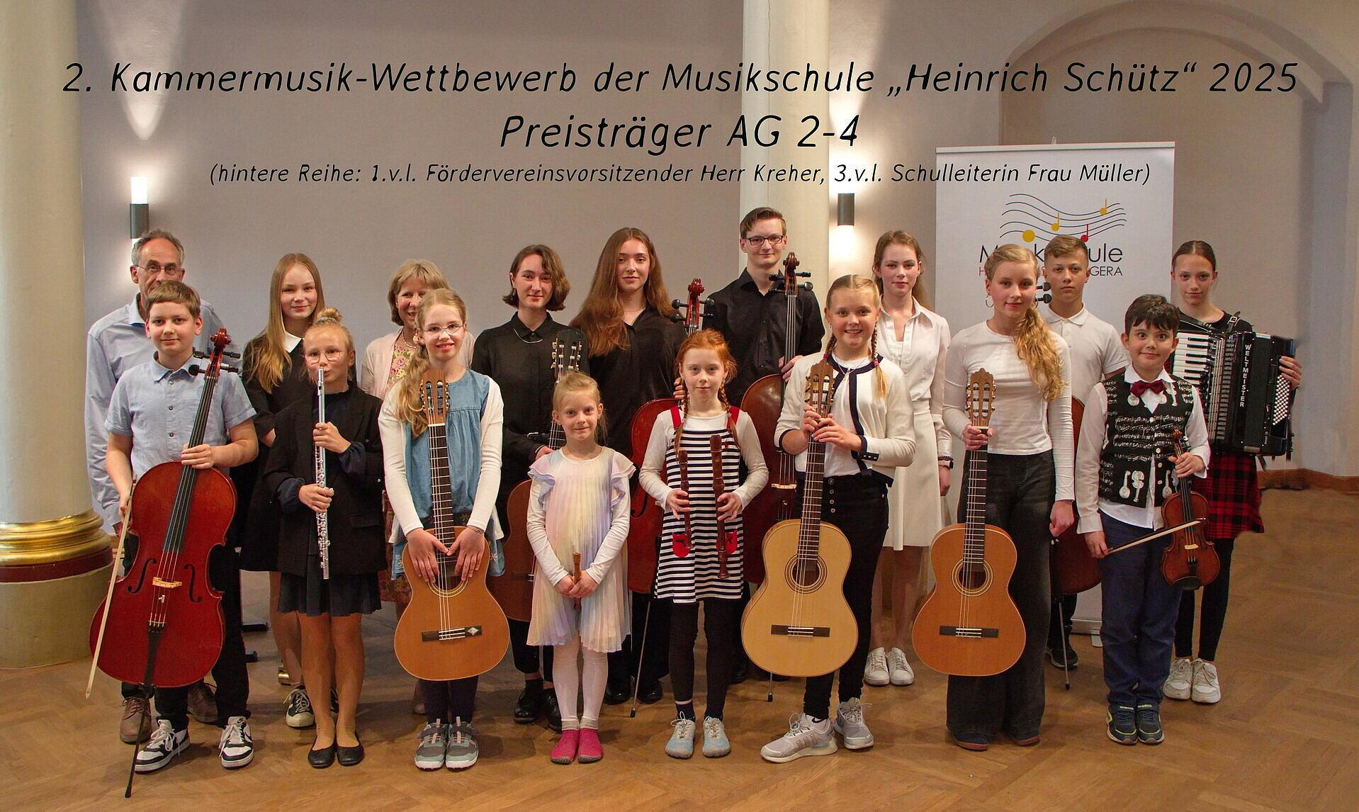 Preisträgerkonzert im Rathaus Gera - Auszeichnung der Schüler. © Stadt Gera / Th. Sehnert