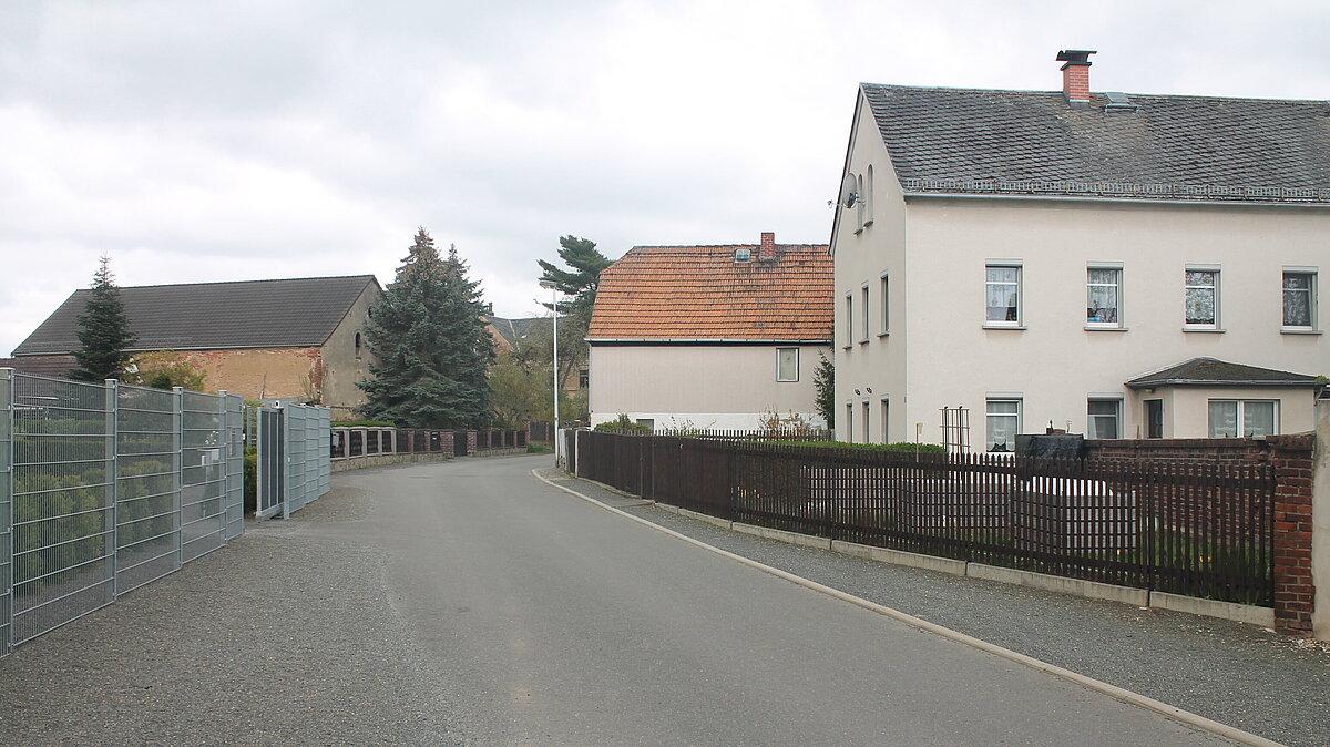 Straße in Thränitz