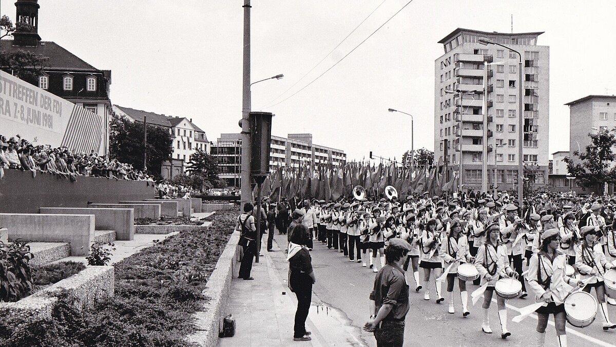 Pfingsttreffen der Jugend, 1981. © Stadt Gera / Stadtmuseum