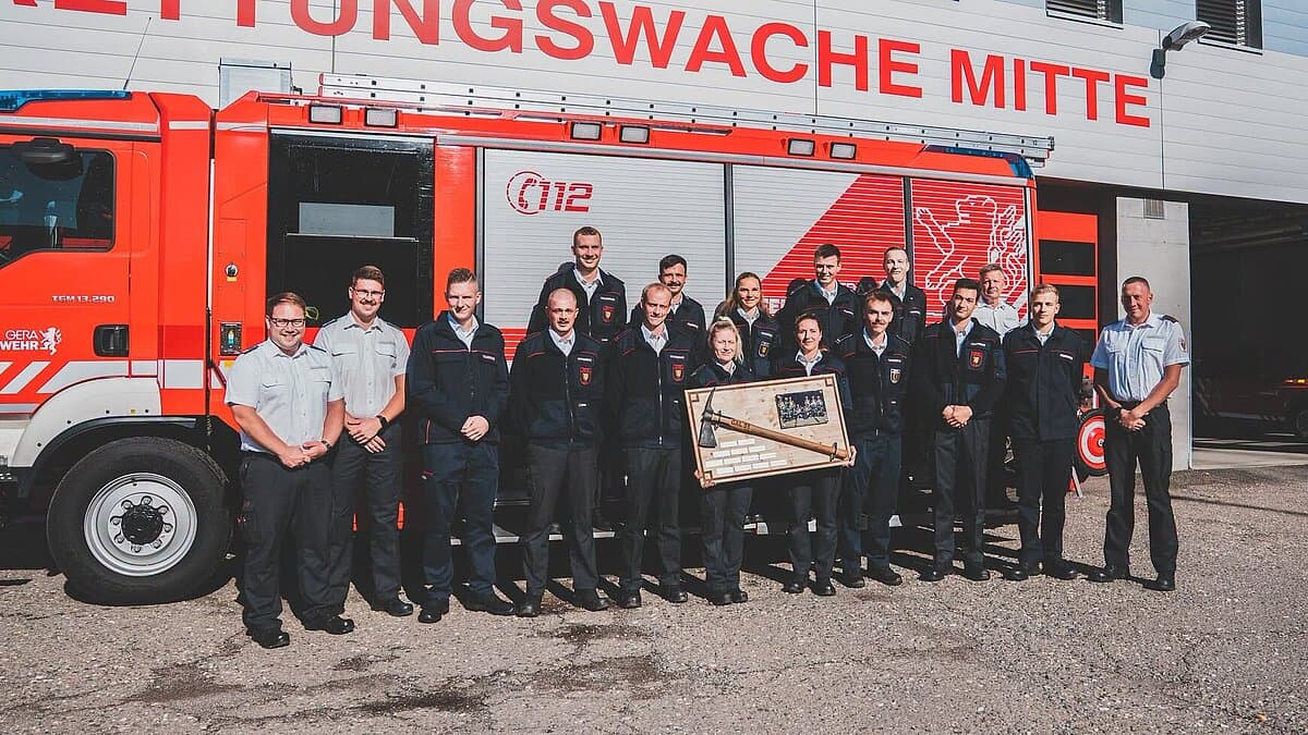 Feuerwehr Gera. © Amt für Brand- und Katastrophenschutz