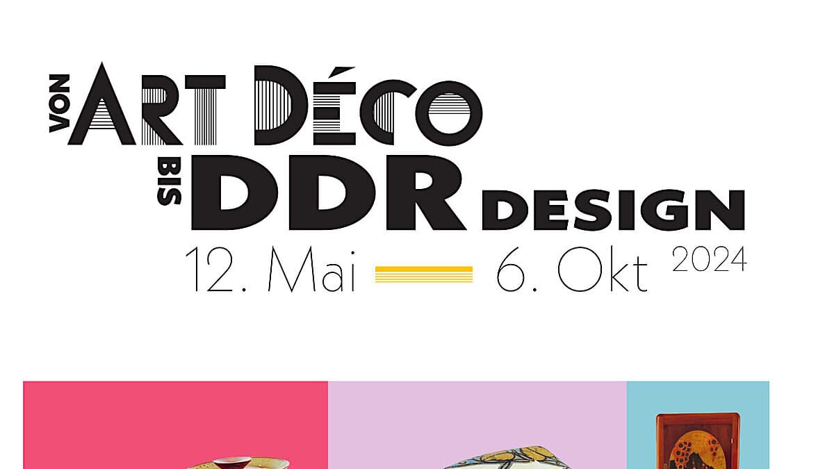 Infoflyer von Art-Deco bis DDR-Design. © Stadt Gera