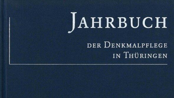 Vorderansicht des Buches, blauer Einband. © Stadt Gera