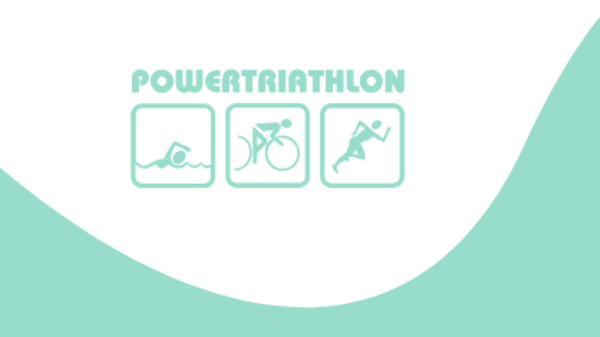Piktogramm Laufen, Schwimmen, Radfahren. © TSV 1880 Gera-Zwötzen