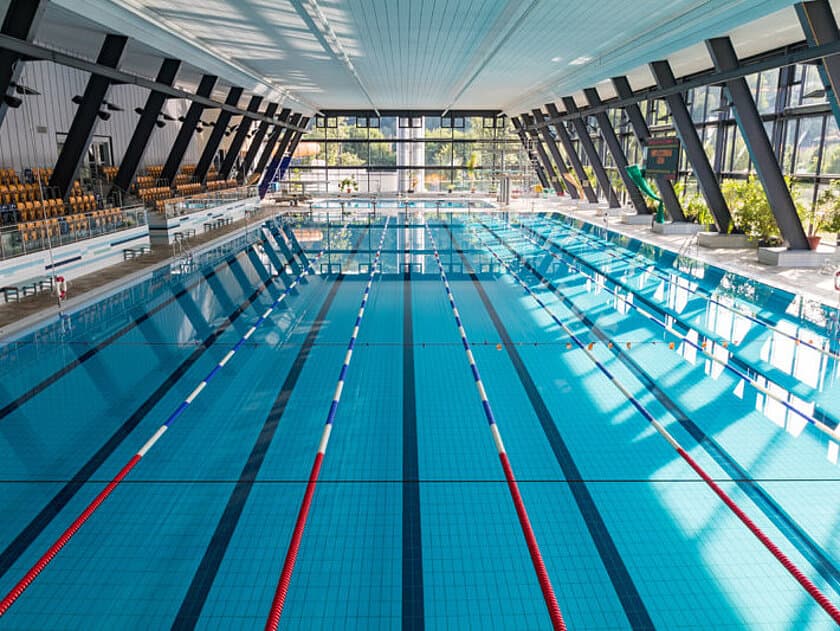 Schwimmbecken im Sportbad . © Stadt Gera