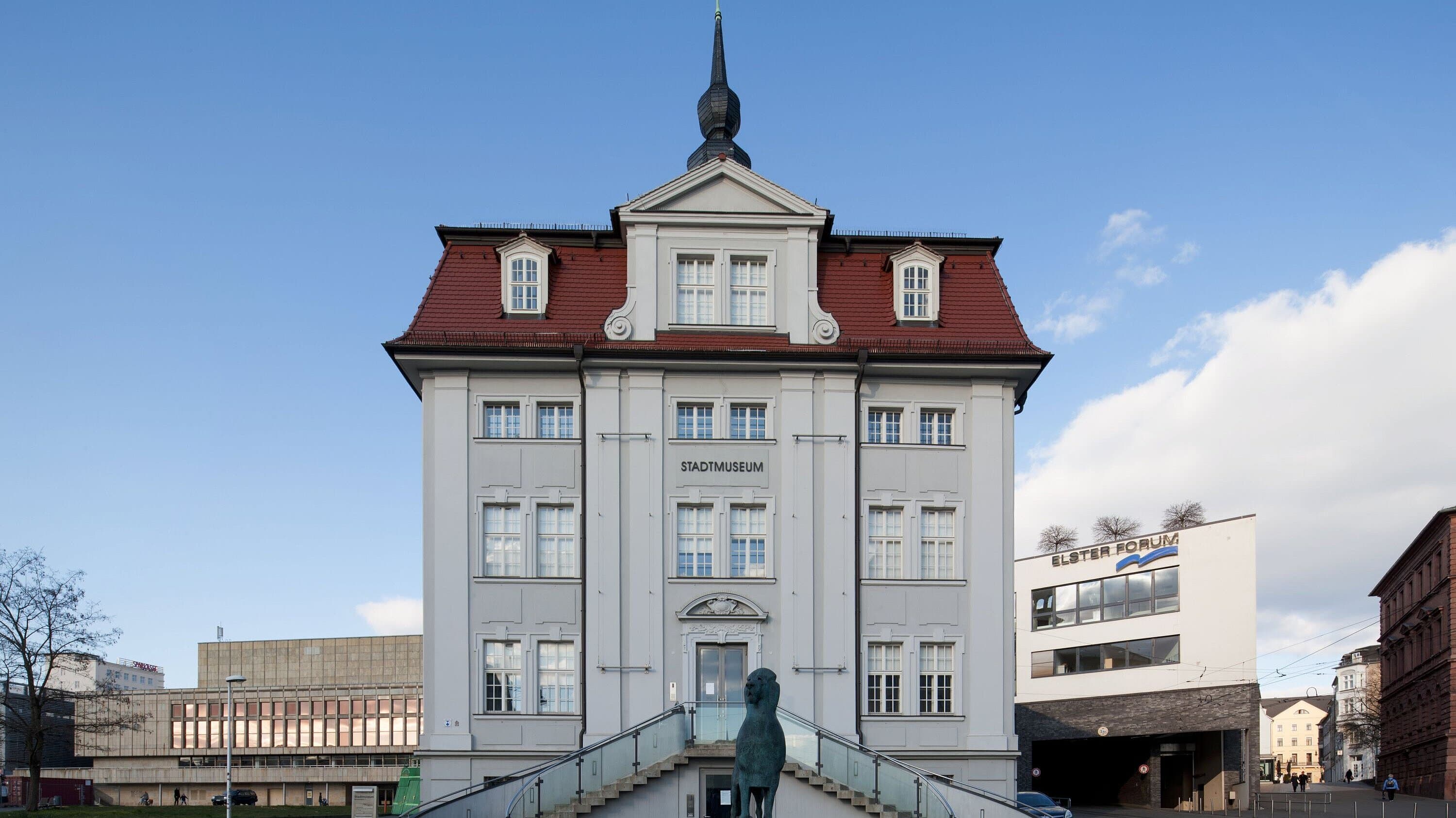 Frontaufnahme des Stadtmuseums . © Stadt Gera