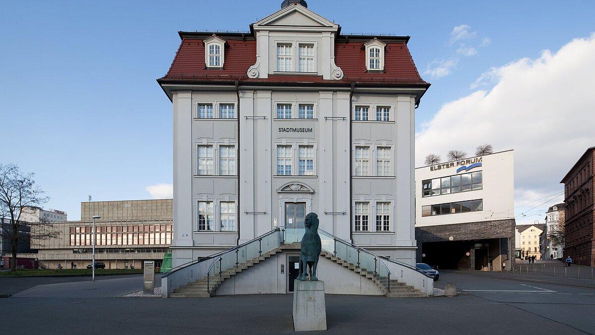 Frontaufnahme des Stadtmuseums . © Stadt Gera
