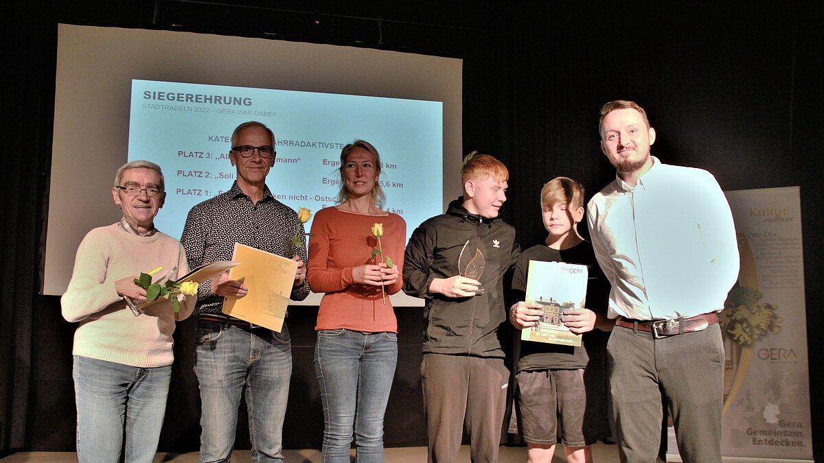 Fahrradaktivstes Team beim Stadtradeln 2022. © Stadt Gera