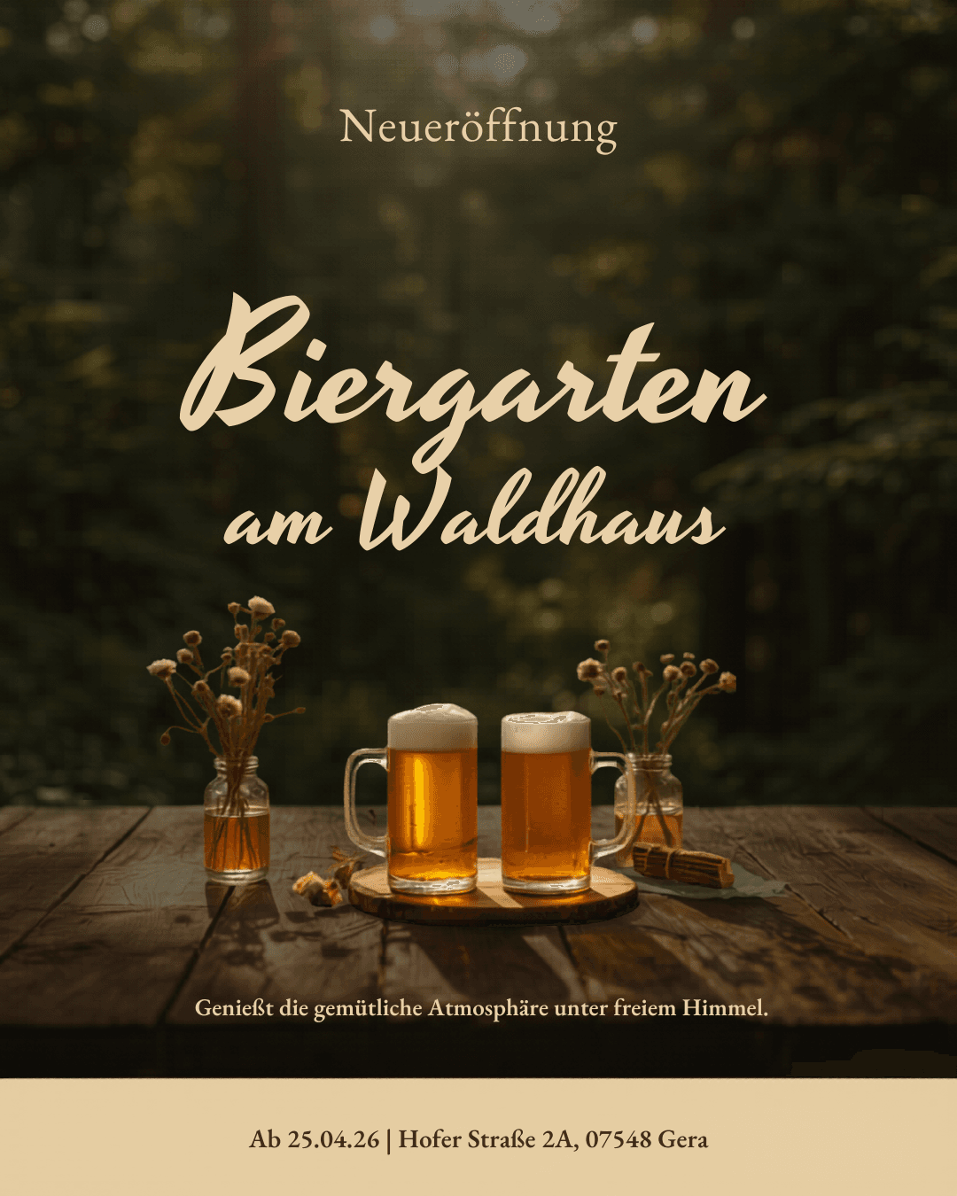 . © Biergarten am Waldhaus