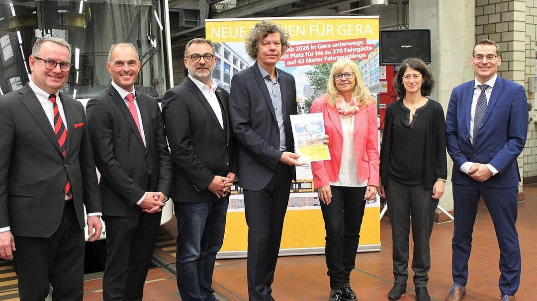 Vertrag Stadler liefert sechs neue Straßenbahnen für Gera